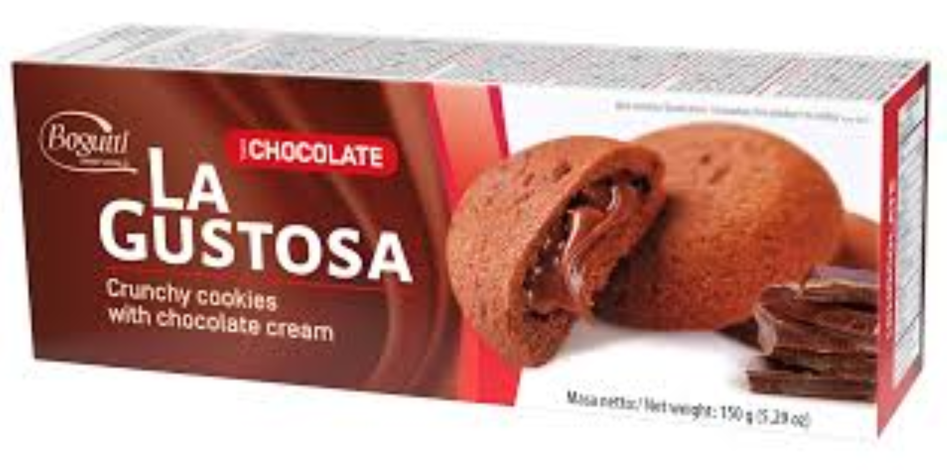 BOGUTTI LA GUSTOSA CRUNCHY CHOCOLATE COOKIES 150G